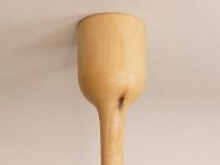 4693 &nbsp; Stampfer aus Hollunderholz  mit ergonomischem Griff. &nbsp; H/D = 30 / 5,5 cm      &nbsp;&nbsp;
